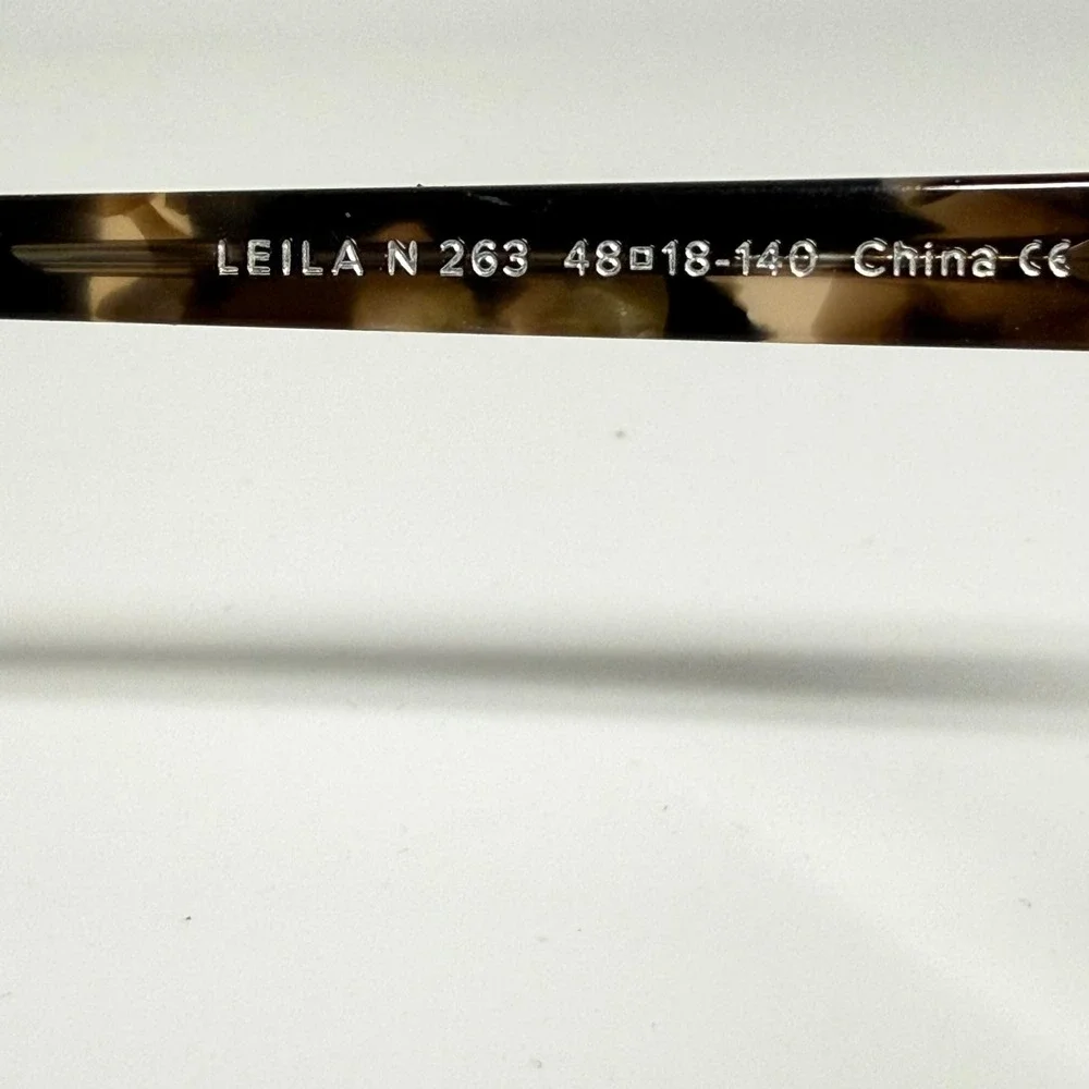 Warby Parker Leila N 263 Tortoise Shell Eyeglasses Frames 48-18-140 Women